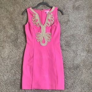 Lilly Pulitzer pink mini dress size XXS